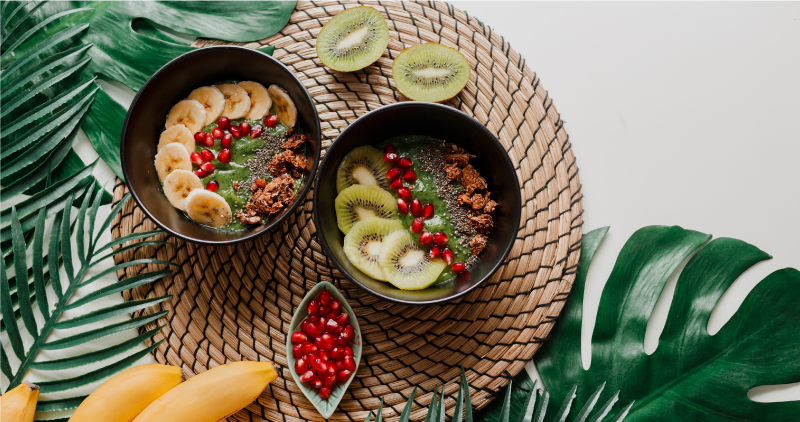 Tappeto pvc cucina ciotole di frutta tropicale - TenStickers