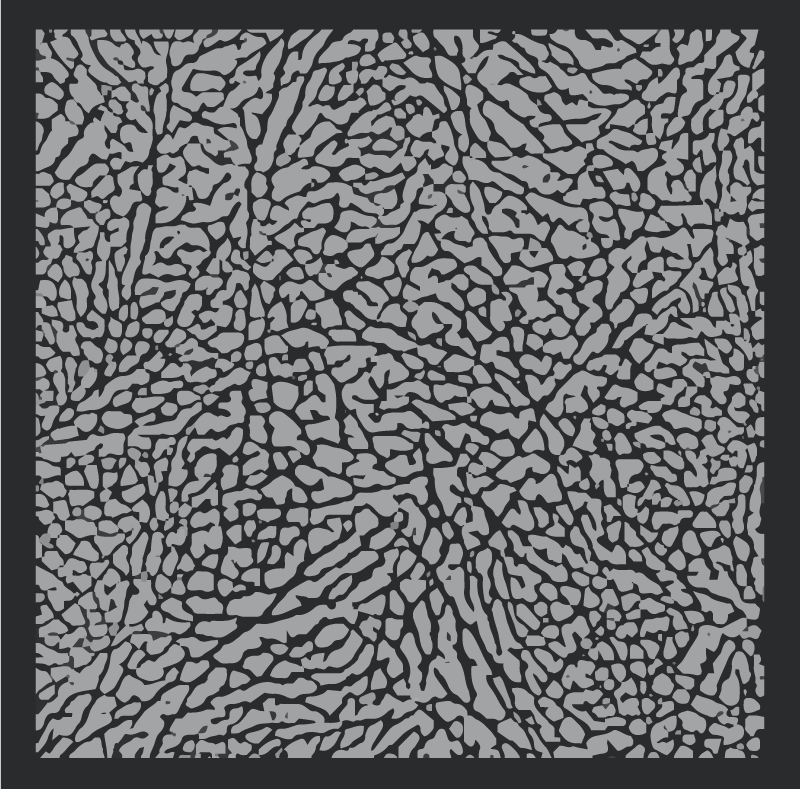 Tappeto vinile grigio motivo scuro strutturato - TenStickers