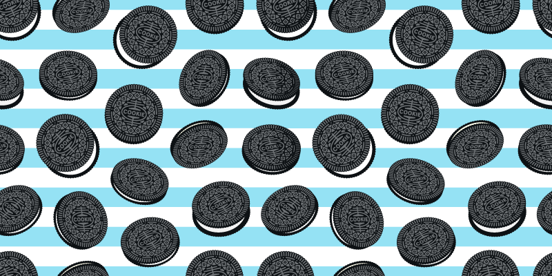 Tappeto pvc cucina motivo a strisce oreo - TenStickers