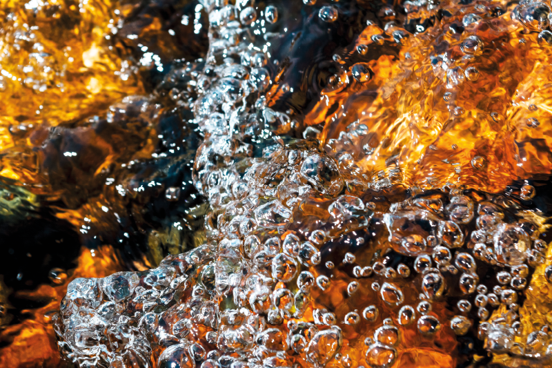 Tappeti vinile motivi flusso d'acqua gorgogliante - TenStickers