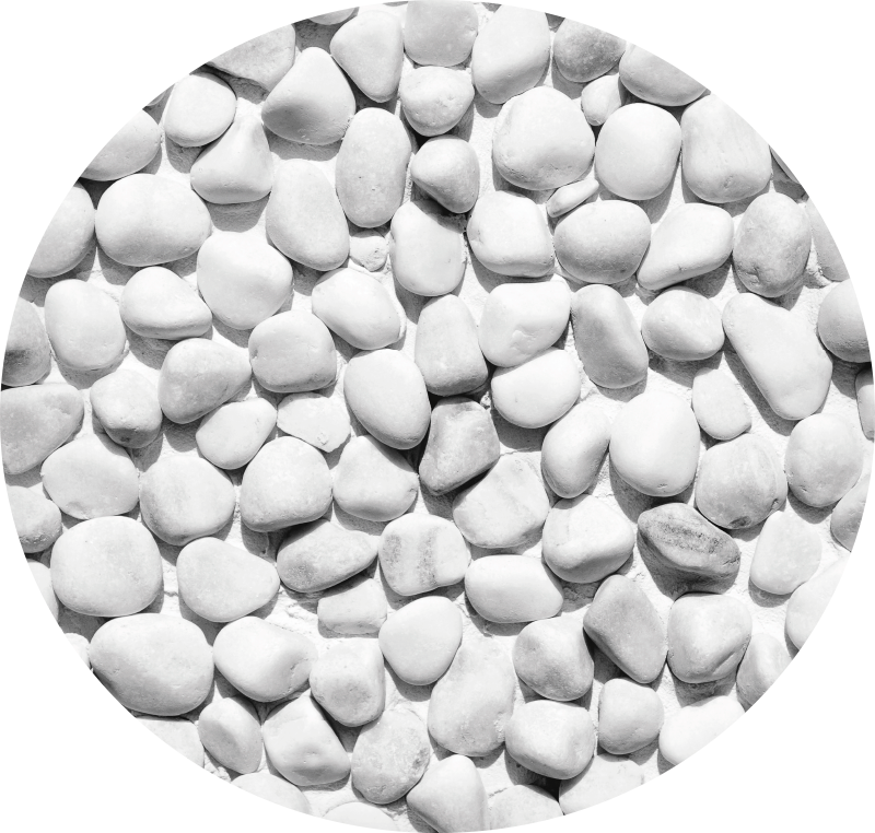Tappeto vinile effetto pietra motivo a ciottoli lisci - TenStickers