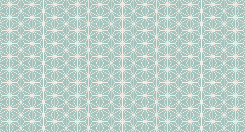 Tappeto vinile geometrico esplosione di stelle verdi - TenStickers