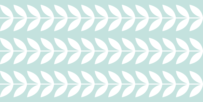 Tappeto vinile natura motivo verde foglia - TenStickers