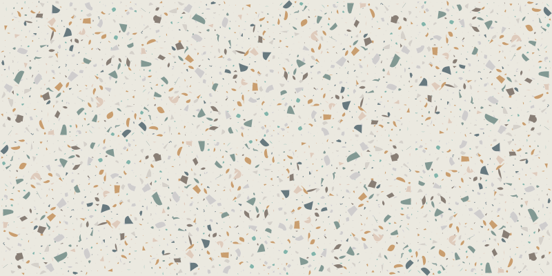 Tappeto pvc cucina estetica terrazzo beige - TenStickers