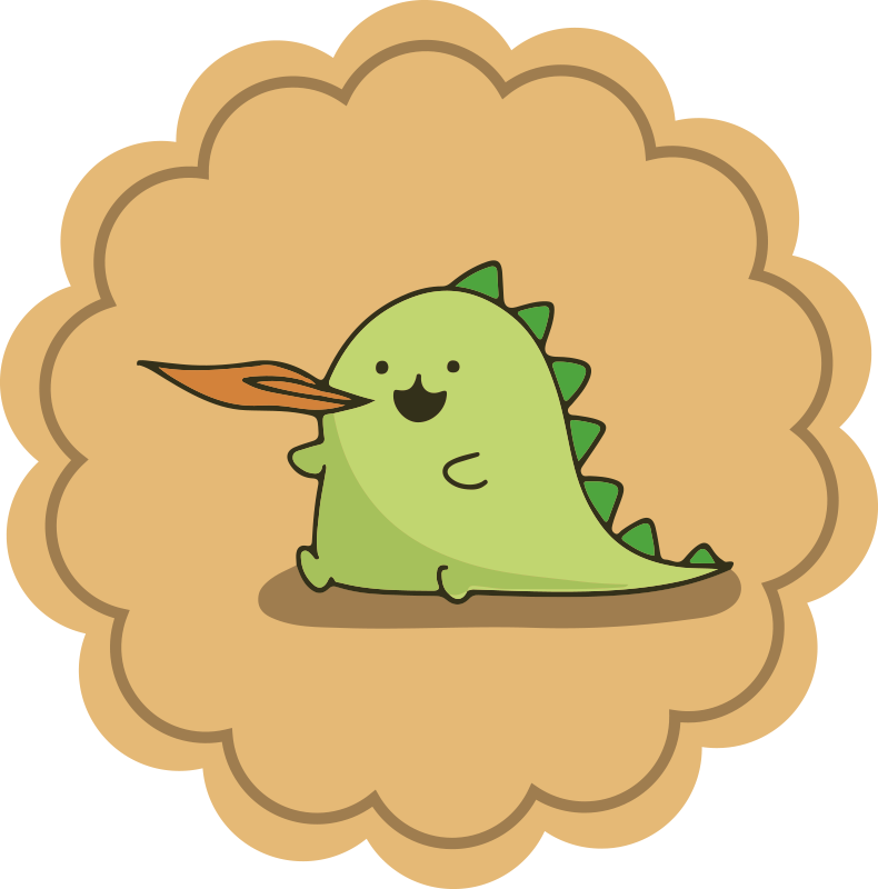 Tappeto vinile per bambini personaggio verde cartoon - TenStickers