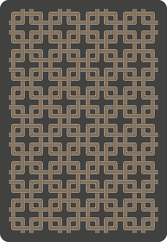 Tappeto vinile mosaico eleganti motivi lineari - TenStickers