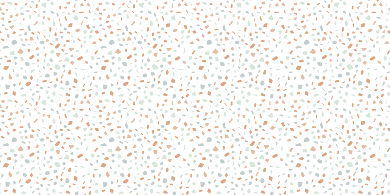 Tappeto pvc cucina caramelle terrazo - TenStickers