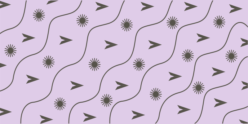 Tappeto vinile moderno vibrazione del modello d'onda - TenStickers