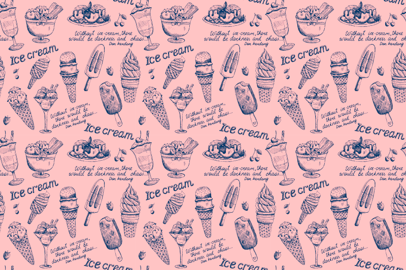 Tappeto pvc cucina delizie di gelato - TenStickers