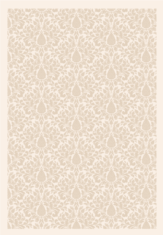 Tappeto vinile natura elegante motivo floreale - TenStickers