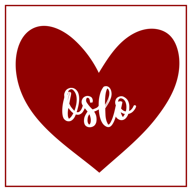 Tappeto vinile frase cuore oslo - TenStickers