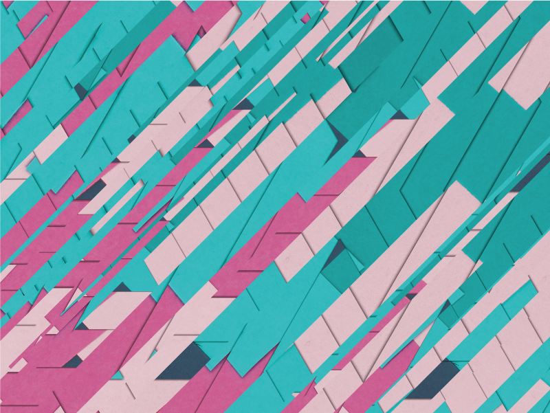 Tappeto vinile geometrico modello angolare astratto - TenStickers