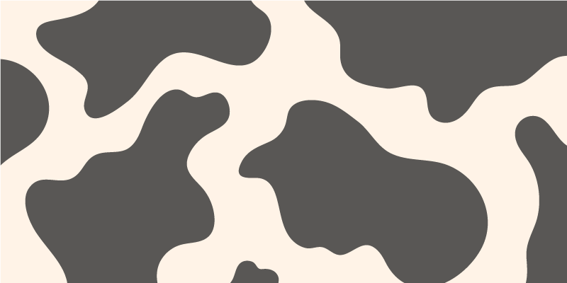 Tappeto vinile stampa animale pelle di mucca classica - TenStickers