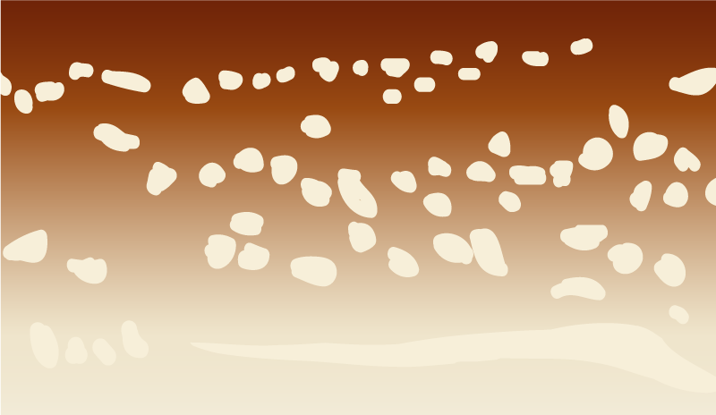 Tappeto vinile effetto pietra passerella marrone - TenStickers