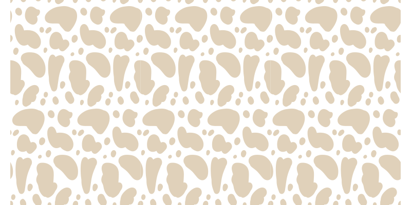 Tappeto vinile stampa animale macchie di giraffa beige - TenStickers