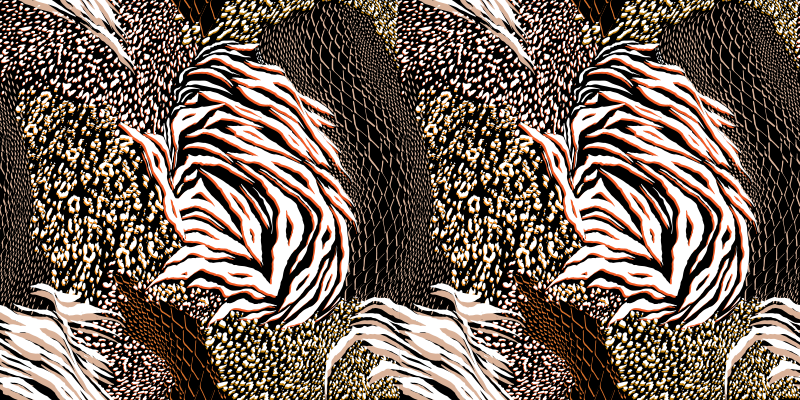 Tappeto vinile stampa animale sorprendenti motivi zebrati - TenStickers