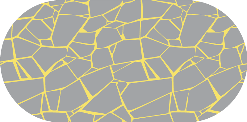 Tappeto vinile bagno struttura grigia screpolata - TenStickers