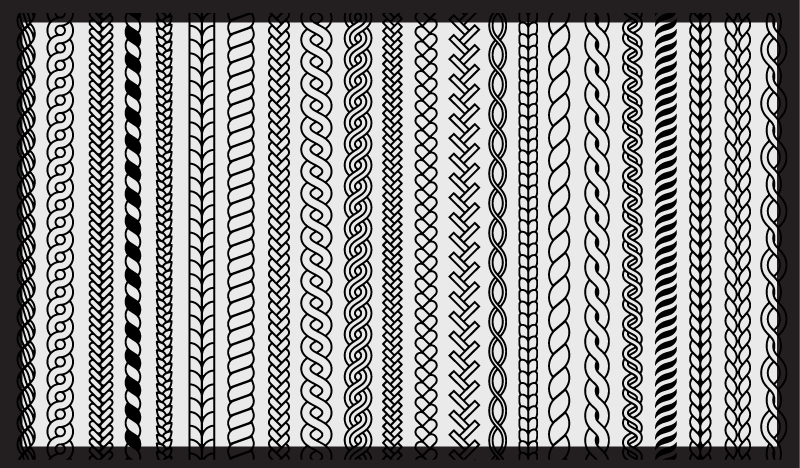 Tappeto vinile bagno strisce e anelli - TenStickers