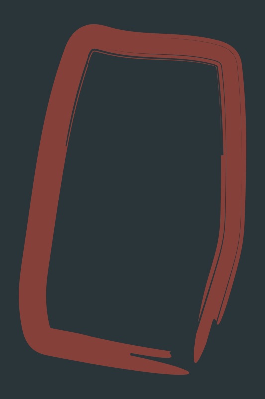 Tappeto in vinile soggiorno forma astratta ed elegante - TenStickers