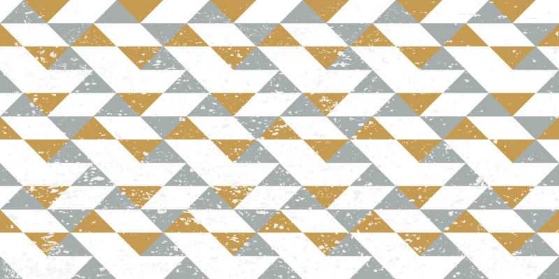 Tappeto vinile geometrico modello a triangolo diagonale - TenStickers