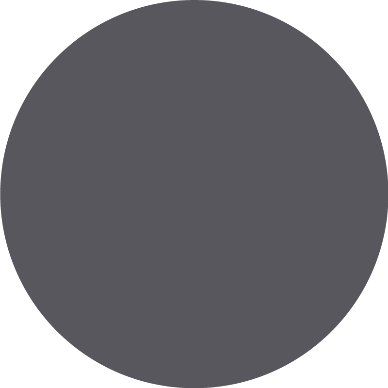 Tappeto vinile grigio tondo monocolore - TenStickers