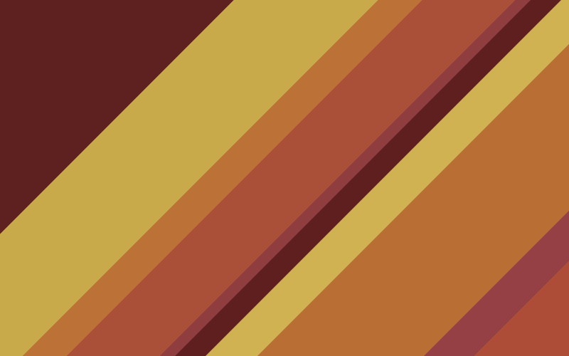 Tappeto vinile vintage calde strisce retrò - TenStickers