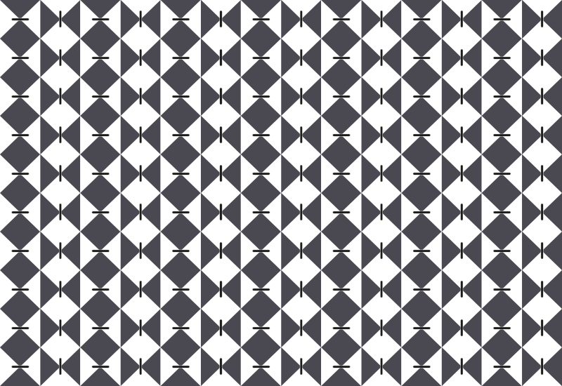 Tappeto vinile geometrico motivo a rombi moderno - TenStickers