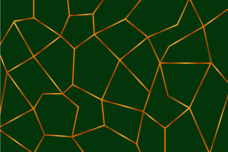 Tappeto vinile effetto marmo motivo geometrico verde - TenStickers