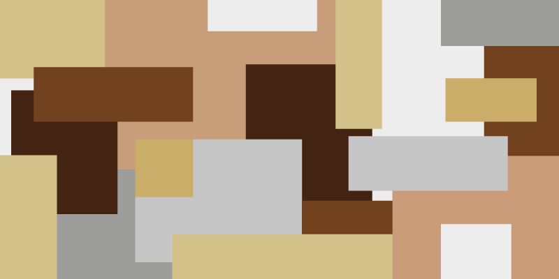 Tappeto vinile moderno motivi geometrici astratti - TenStickers