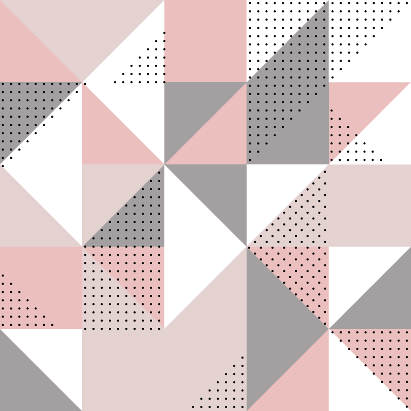 Tappeto vinile geometrico segmenti di colore triangolari - TenStickers