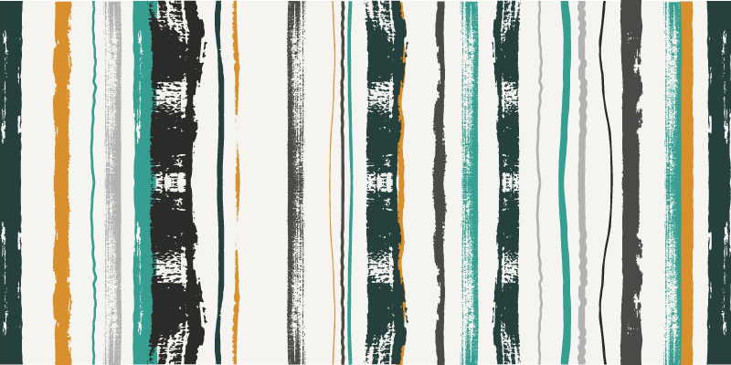 Tappeto vinile strisce motivo lineare sorprendente - TenStickers