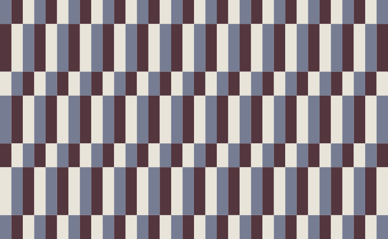 Tappeto vinile strisce blocco di colore - TenStickers