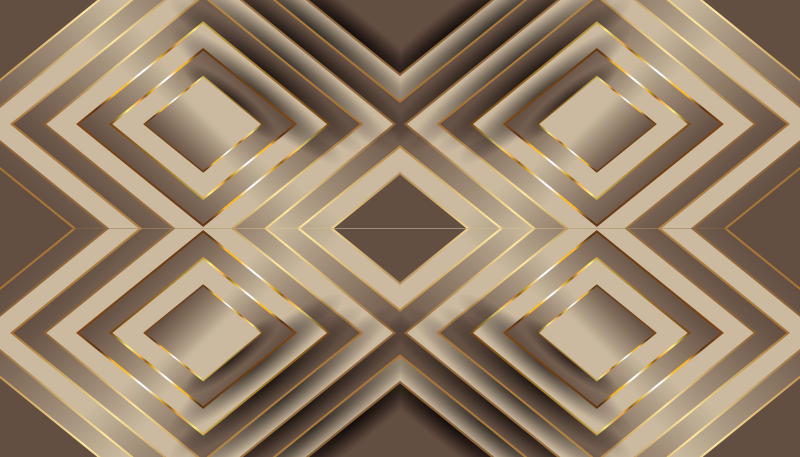 Tappeto pvc cucina elegante composizione geometrica - TenStickers