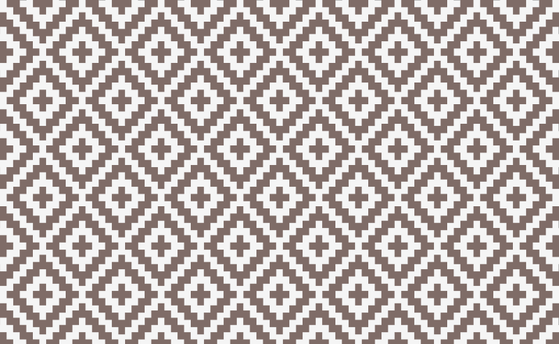 Tappeto pvc cucina diamanti grigi geometrici - TenStickers