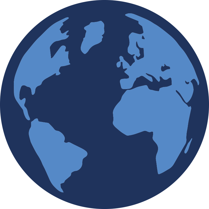 Tappeto vinile mappamondo rappresentazione del globo - TenStickers