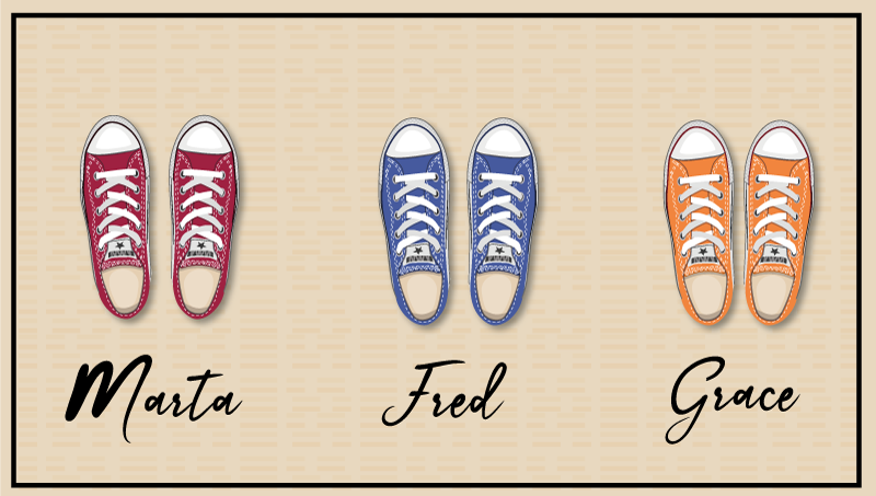 Zerbino pvc collezione di sneakers personalizzate - TenStickers