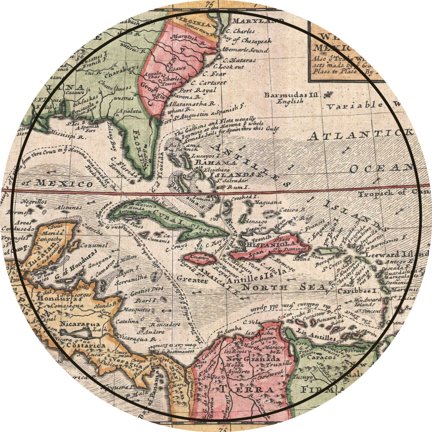 Tappeto vinile mappamondo disegno di mappa antica - TenStickers