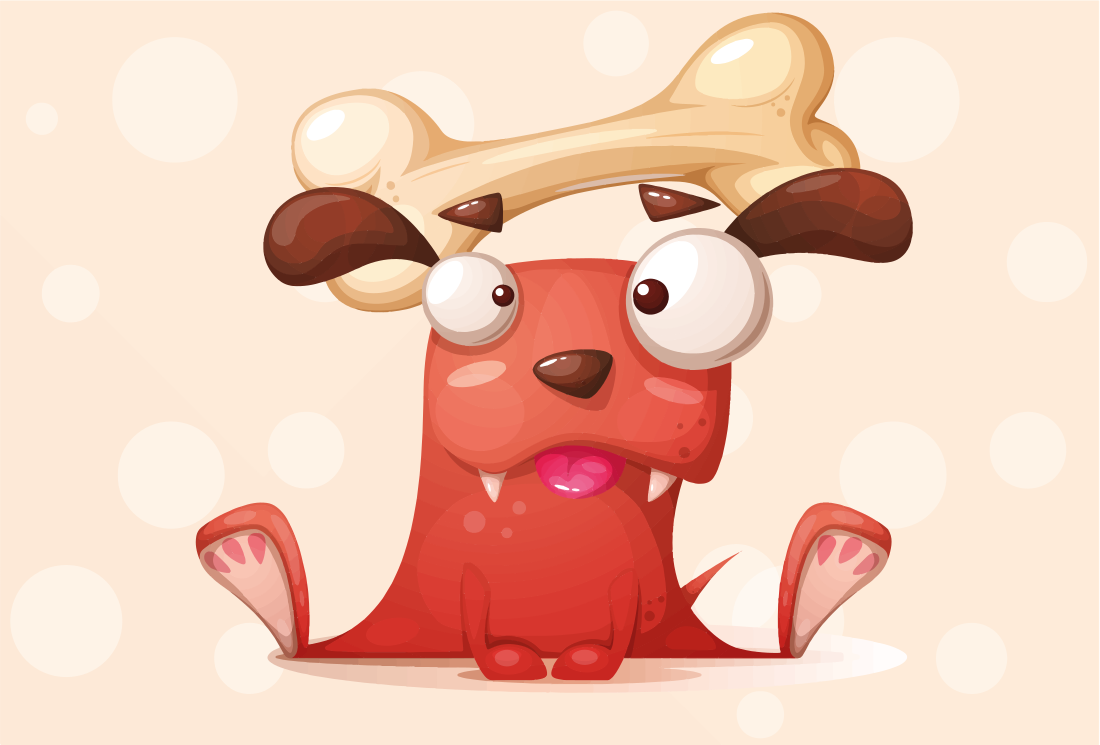 Tappeto vinile bebé cucciolo allegro - TenStickers