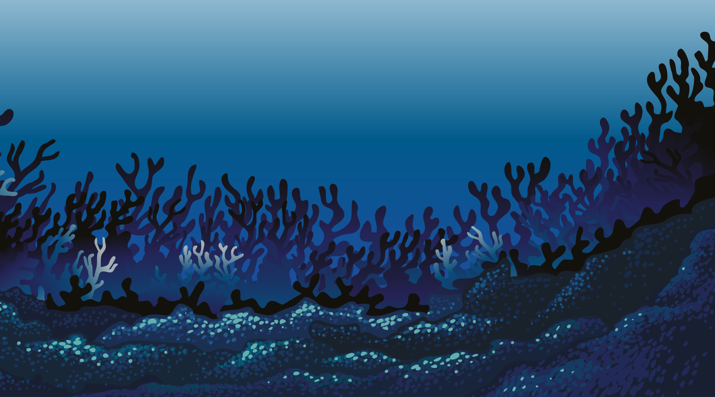 Tappeto vinile natura modelli di barriera corallina - TenStickers