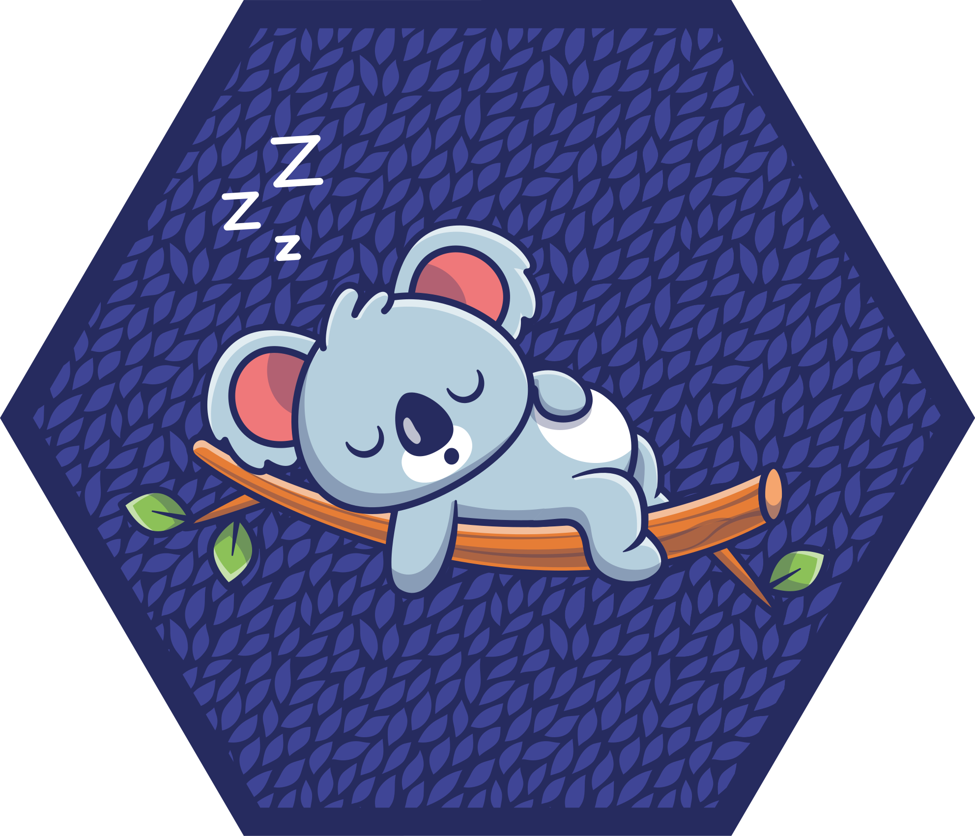 Tappeto vinile per bambini cucciolo di koala assonnato - TenStickers
