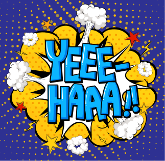 Tappeto vinile per ragazzi esplosione di azione comica - TenStickers