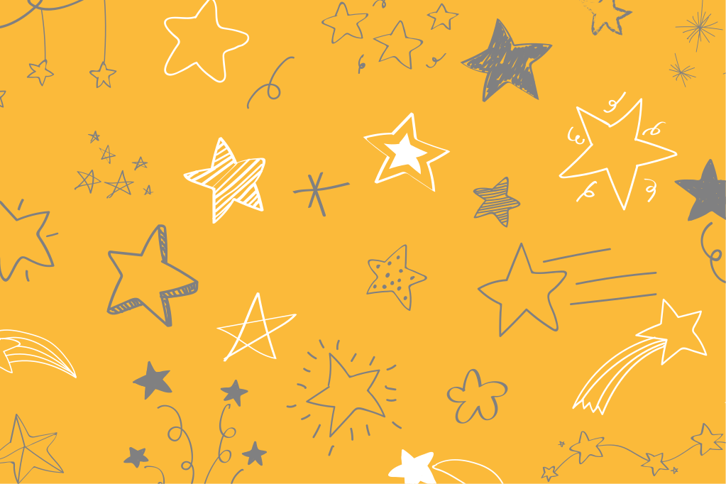 Tappetto vinile stelle modelli di notte stellata - TenStickers