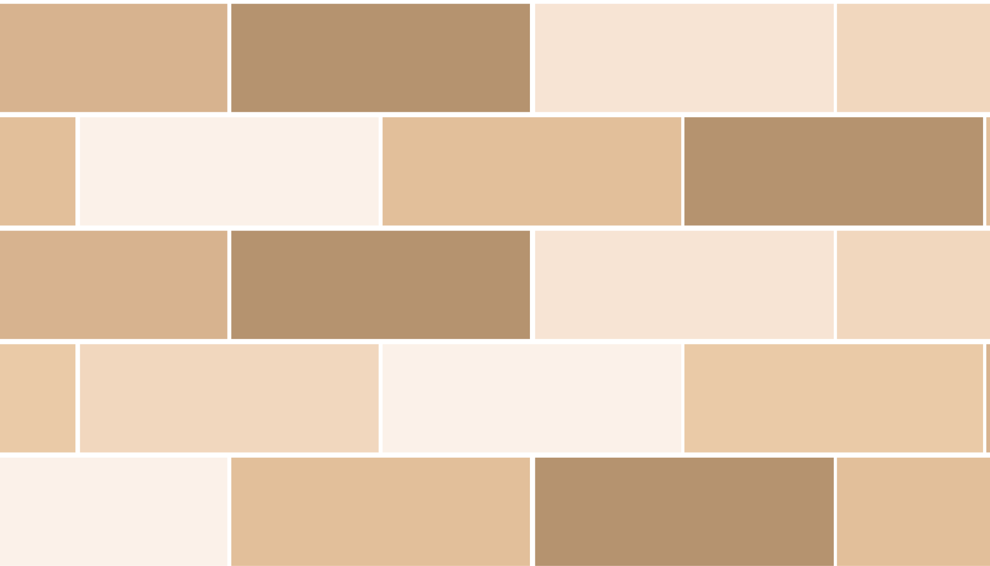 Tappeto vinile bagno piastrelle in mattoni neutri - TenStickers