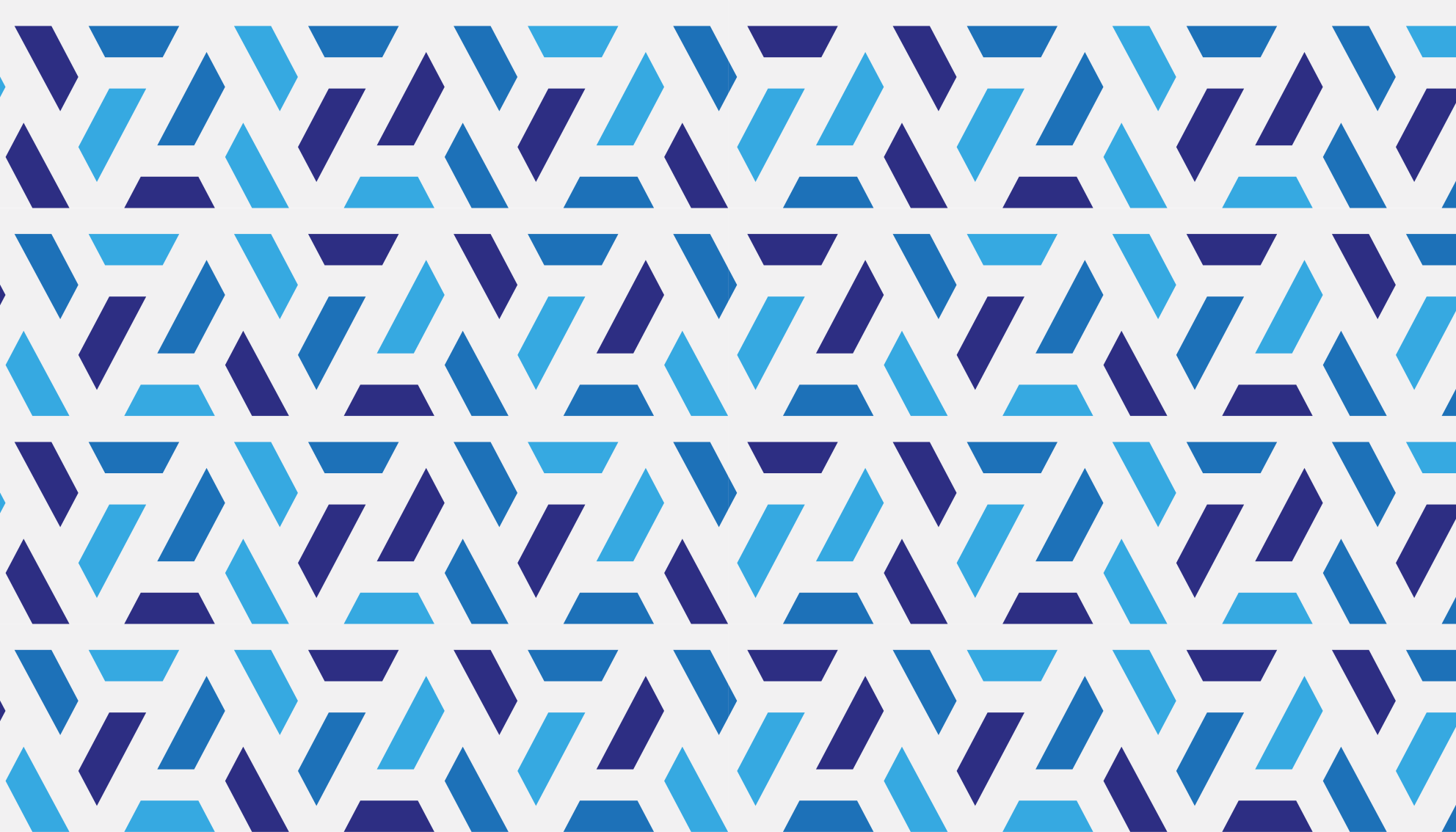 Tappeto vinile geometrico forme a motivi blu - TenStickers