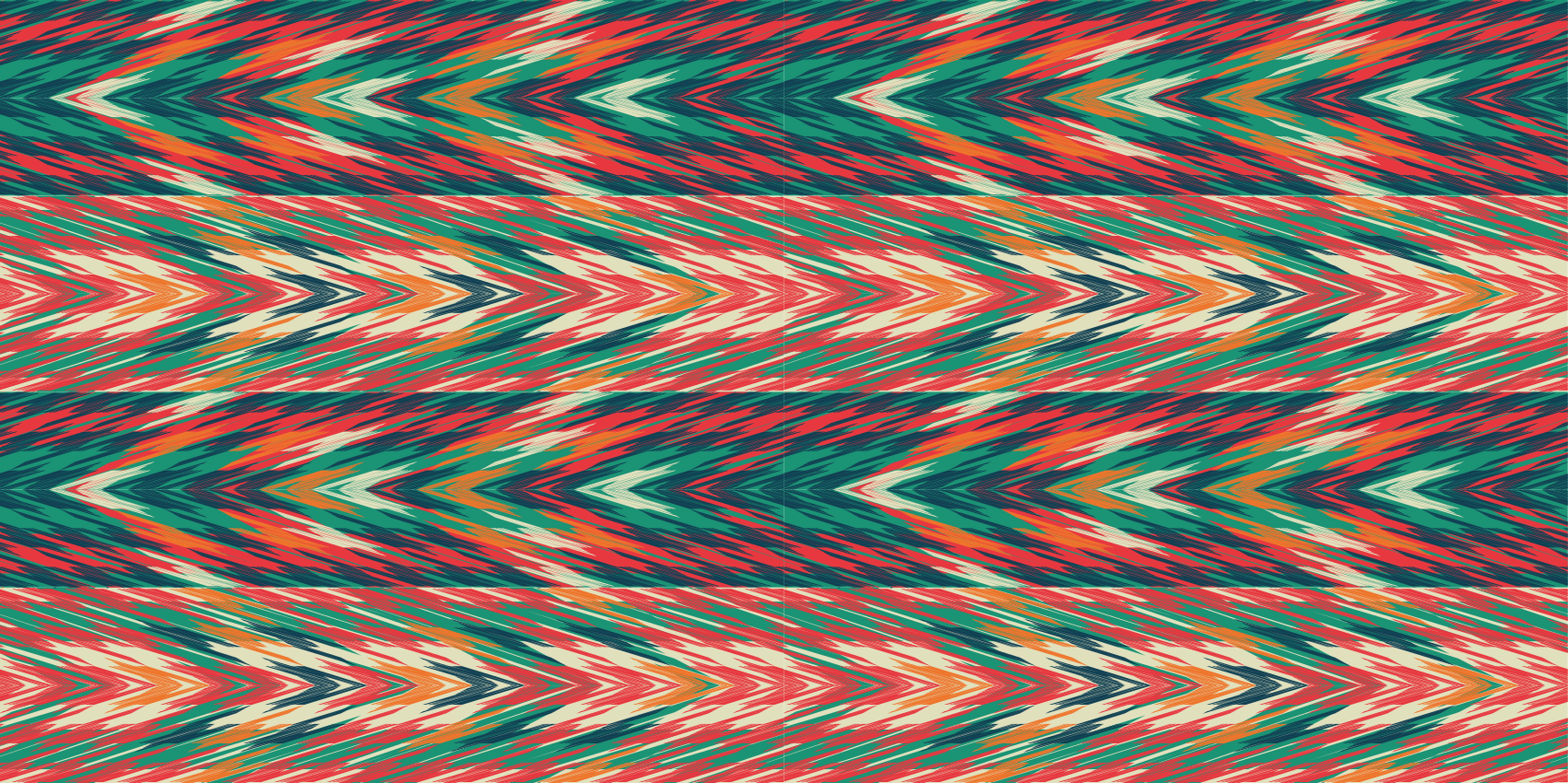 Tappeto vinile strisce onde di colore dinamiche - TenStickers