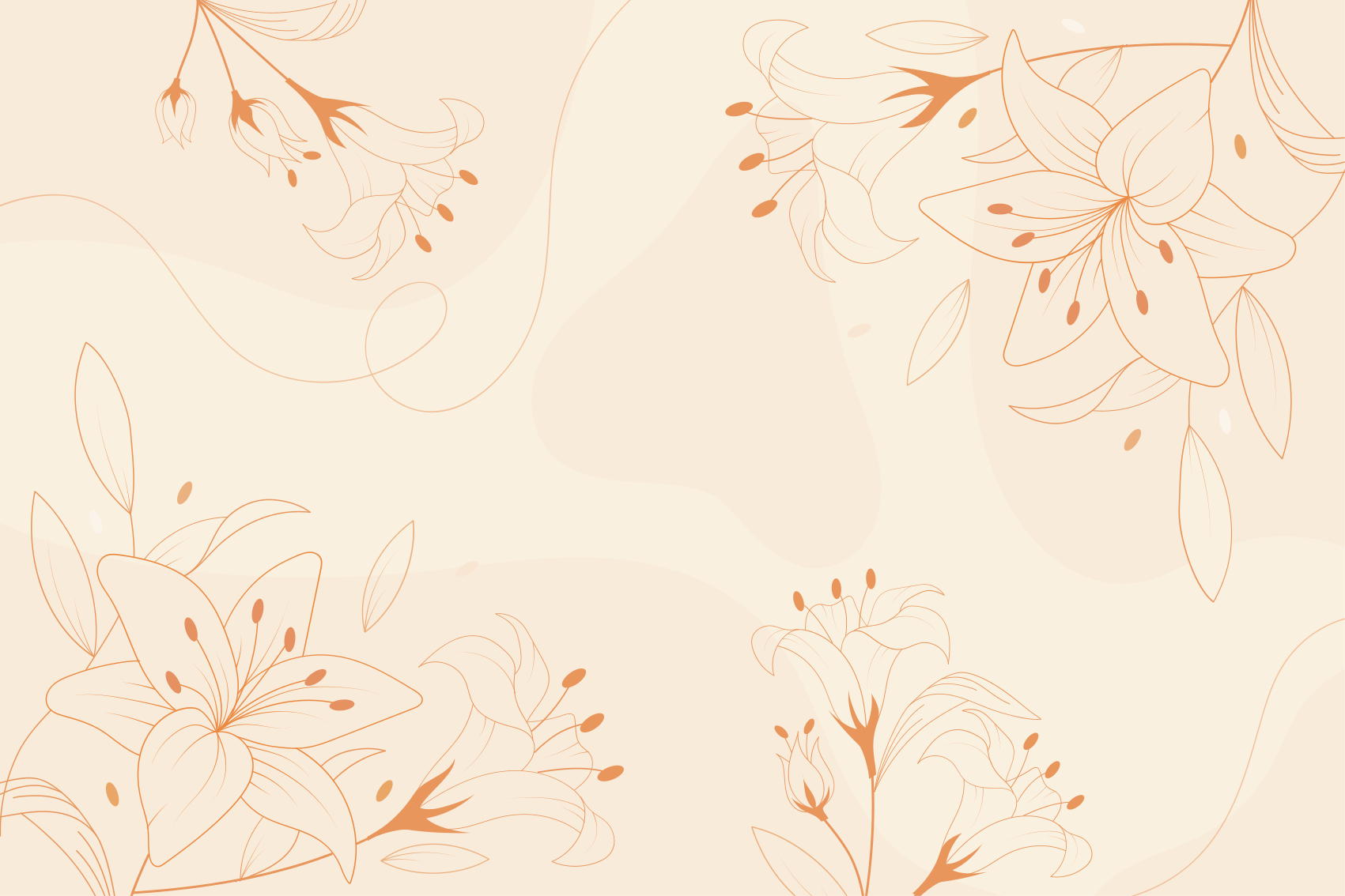 Tappeto vinile fiori elegante componente botanica - TenStickers