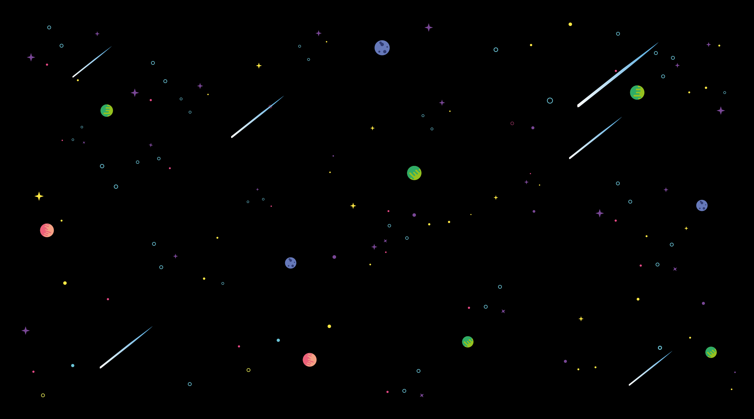 Tappetto vinile stelle cielo stellato cosmico - TenStickers