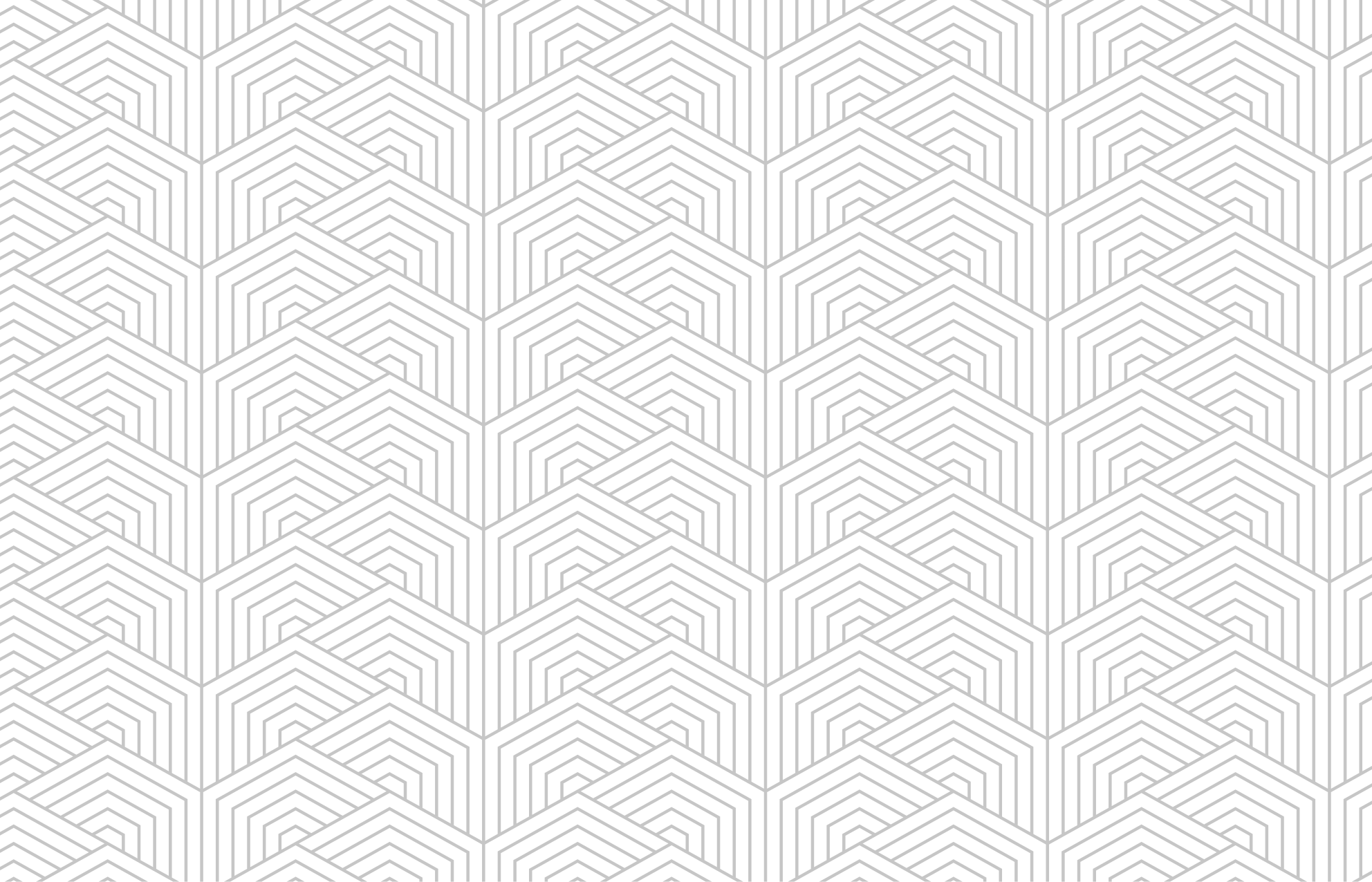 Tappeto vinile geometrico motivo esagonale grigio - TenStickers