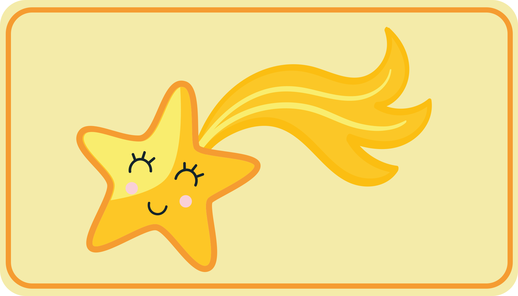 Tappeto vinile per bambini disegno allegro della stella - TenStickers