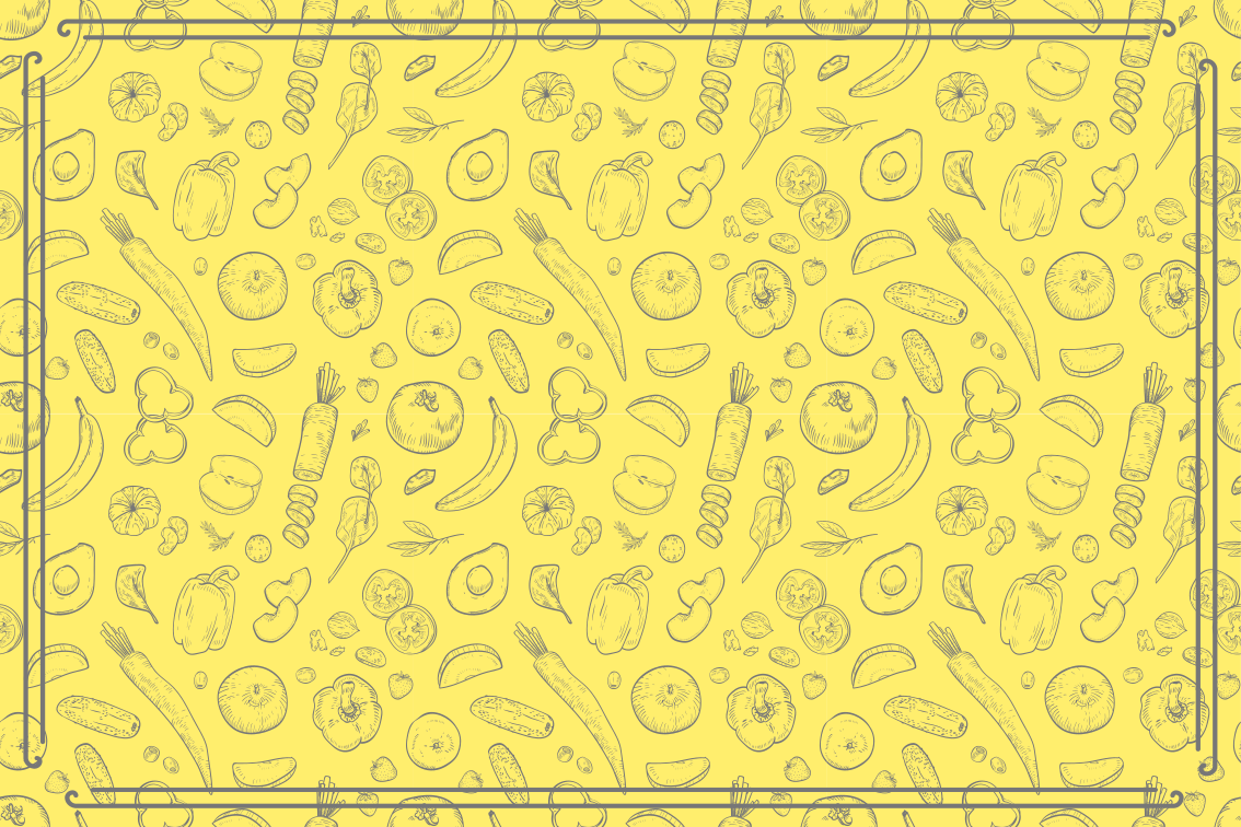 Tappeto pvc cucina motivo di frutta stravagante - TenStickers